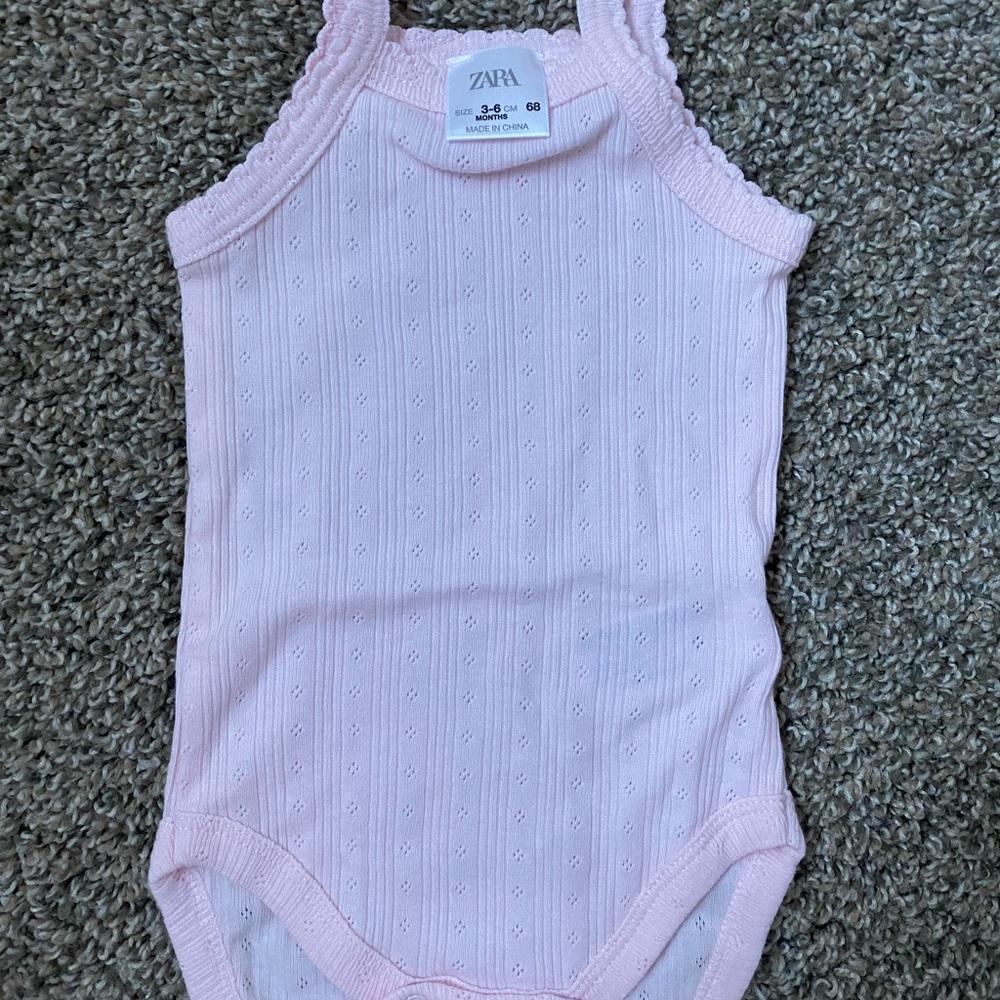 Zara Soft Pink Kids Bodysuit